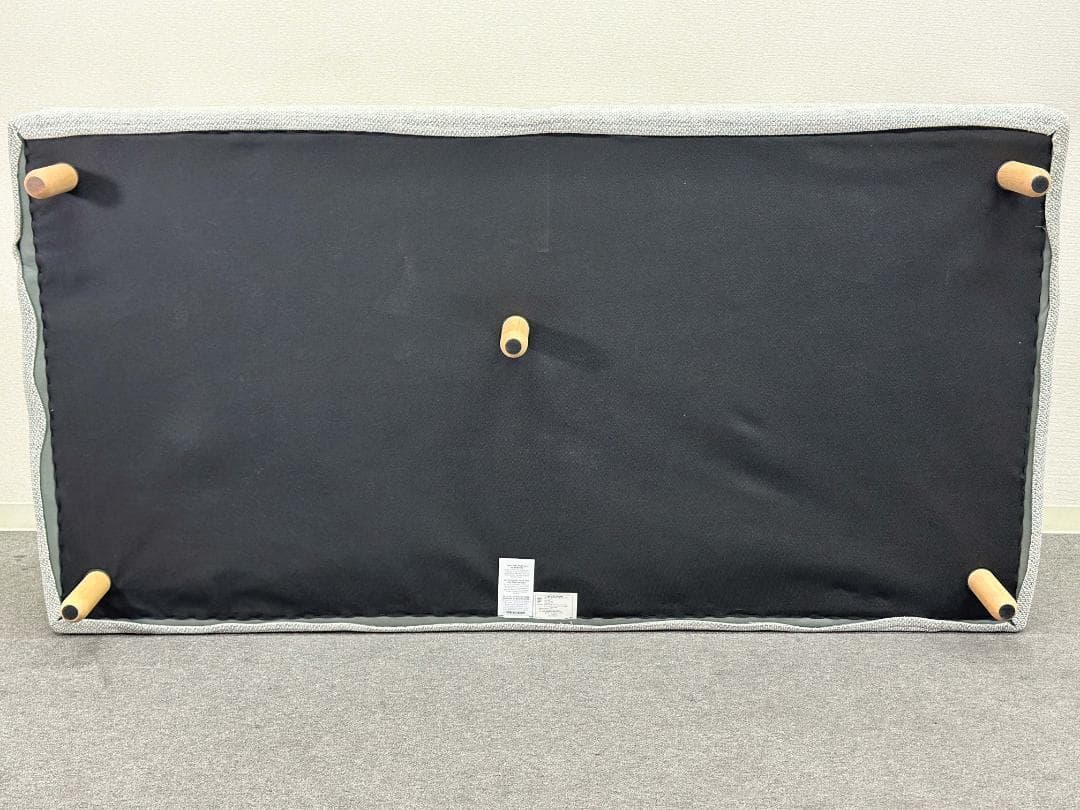 美品■ウニコ■IRULAカバーリングソファ　2.5P　ライトグレー　ファブリック