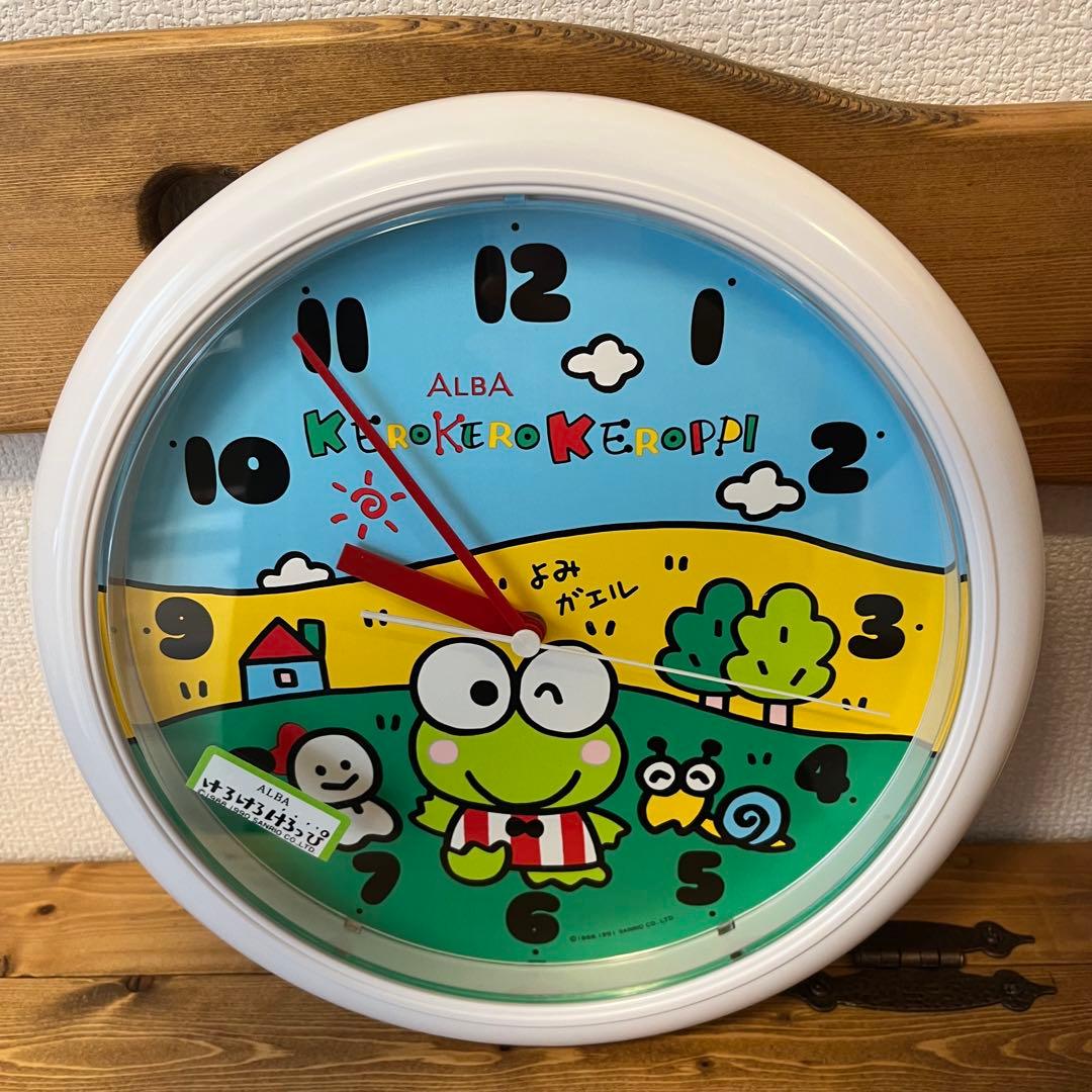 レトロ】けろけろけろっぴ 掛け時計 当時物 新品未使用 - メルカリ