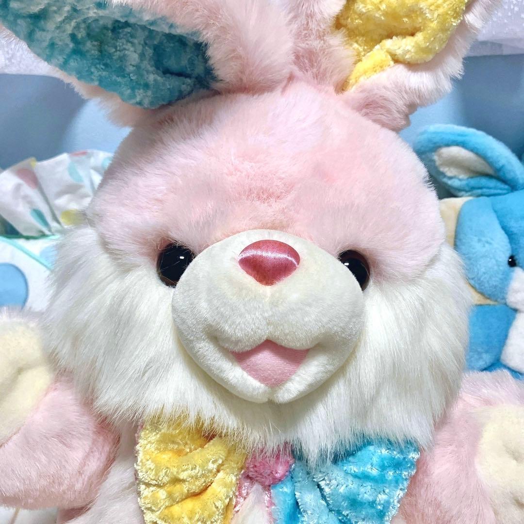 ヴィンテージ DanDee 特大 イースターバニー ぬいぐるみ ファンシー
