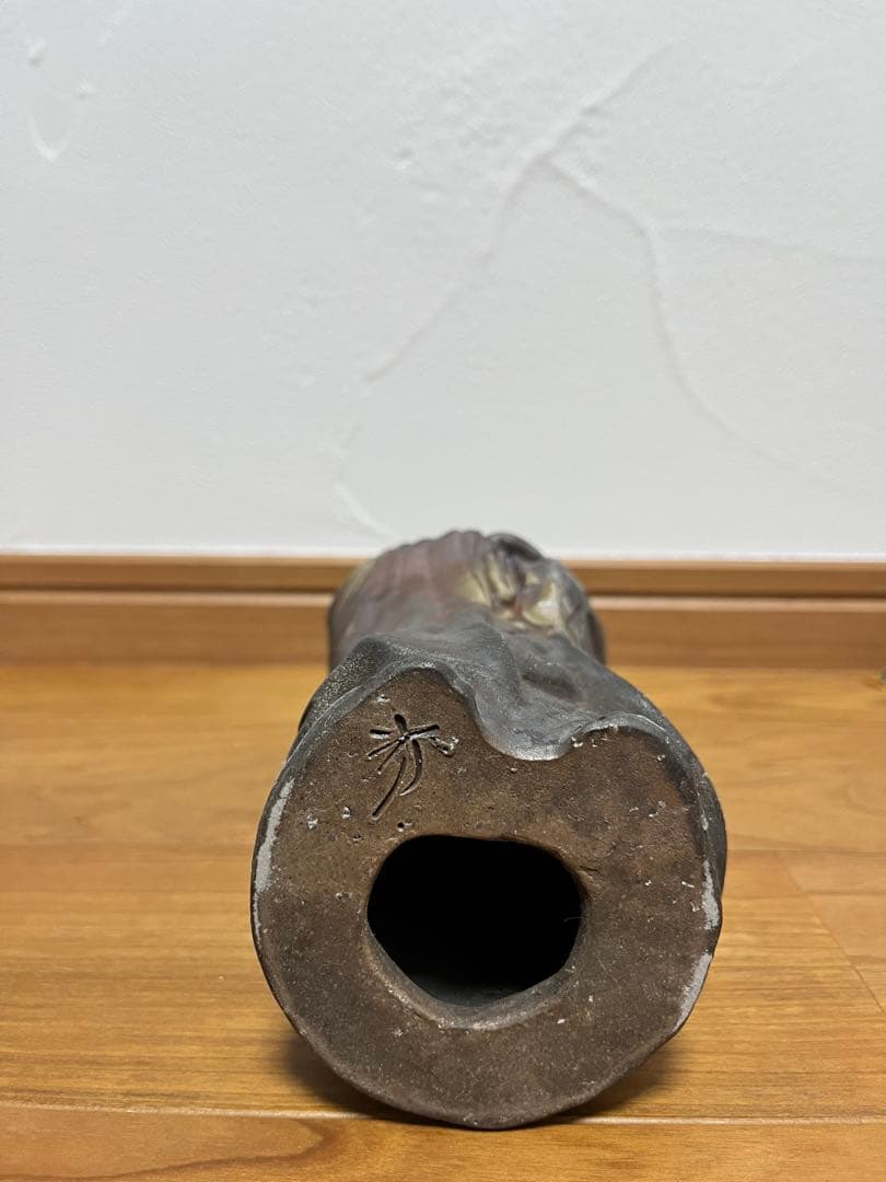 備前焼 観音像 仏像 置物 鈴木黄弌造 - メルカリ