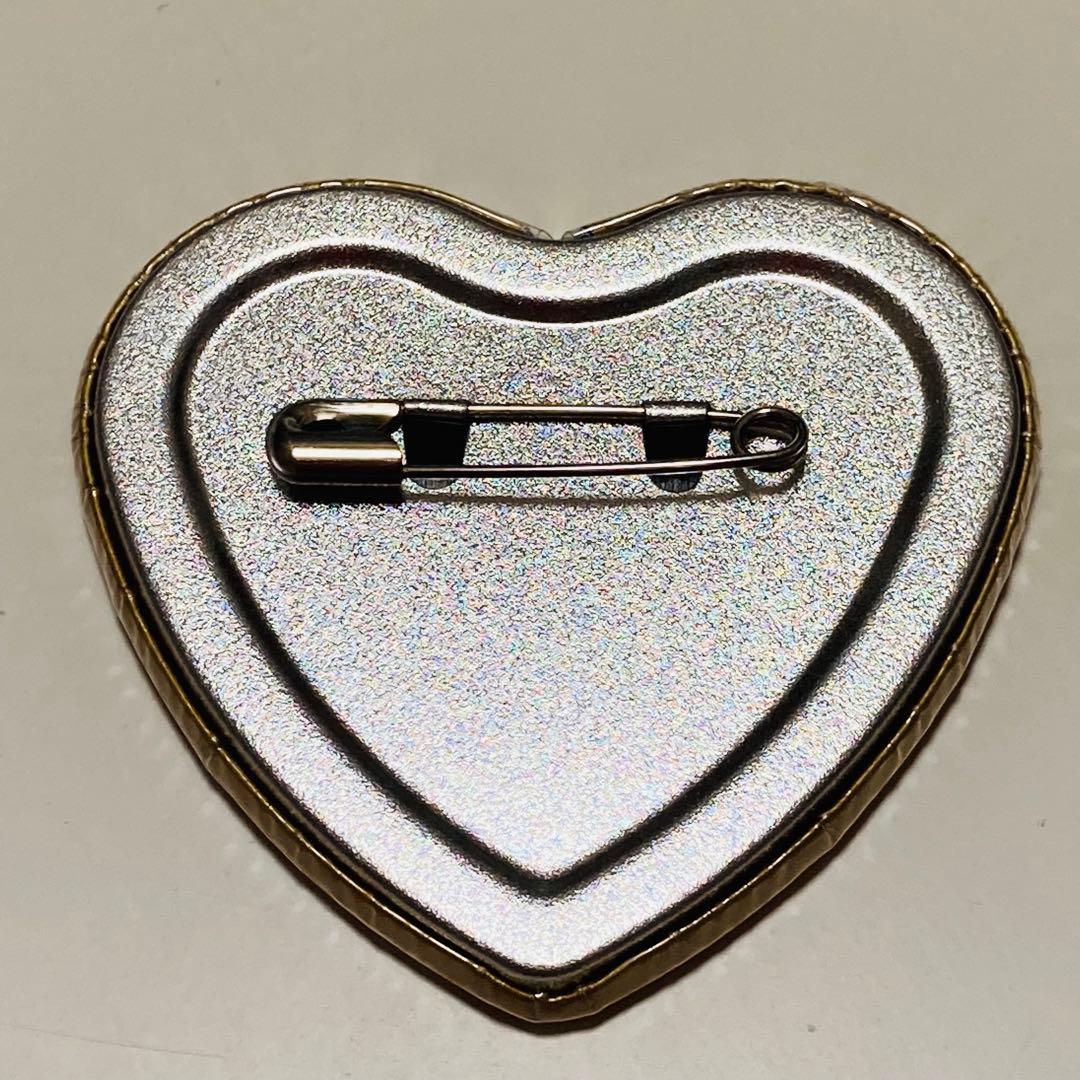 貴重✳️ヒューマンバグ大学『瓜生龍臣 200万人記念 ハート缶バッジ