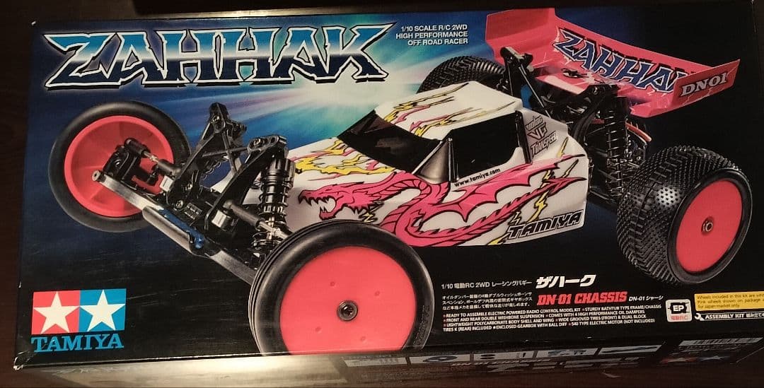 o*9様 未使用 TAMIYA ZAHHAK DN-01 RCカー (1万円相当 Tamiya Zahhak 2WD Buggy DN-01 Chassis Kit #58477