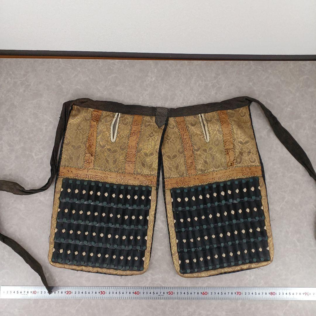 送料込み☆甲冑/等身大/武具【鎧兜一式】木製組み立て式 甲冑展示台