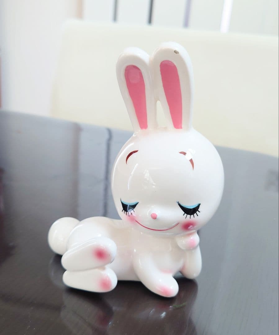内藤ルネ 白うさぎ 貯金箱 RUNE - メルカリ