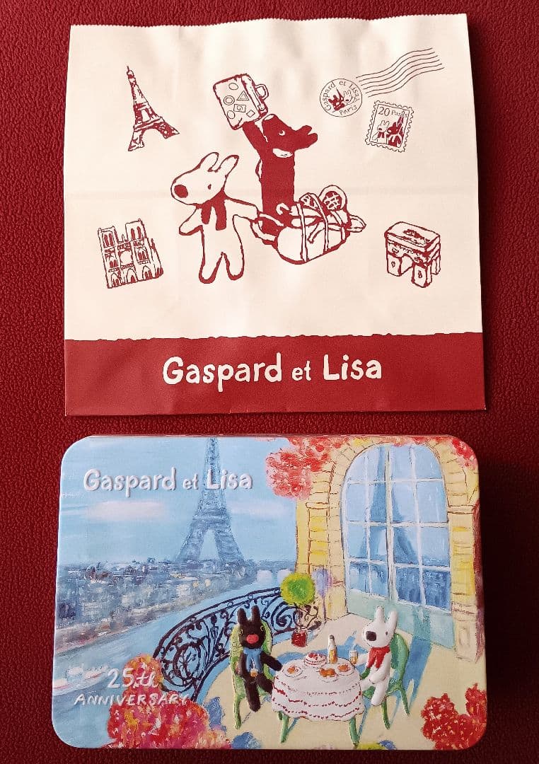 リサとガスパール 25周年 アニバーサリーデザイン缶 - メルカリ