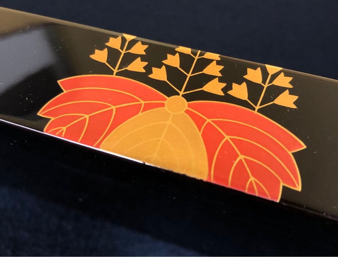 《レ》輪島塗 高台寺蒔絵 炉縁 蒔絵師 松村建 塗師 量平 共箱251111う6