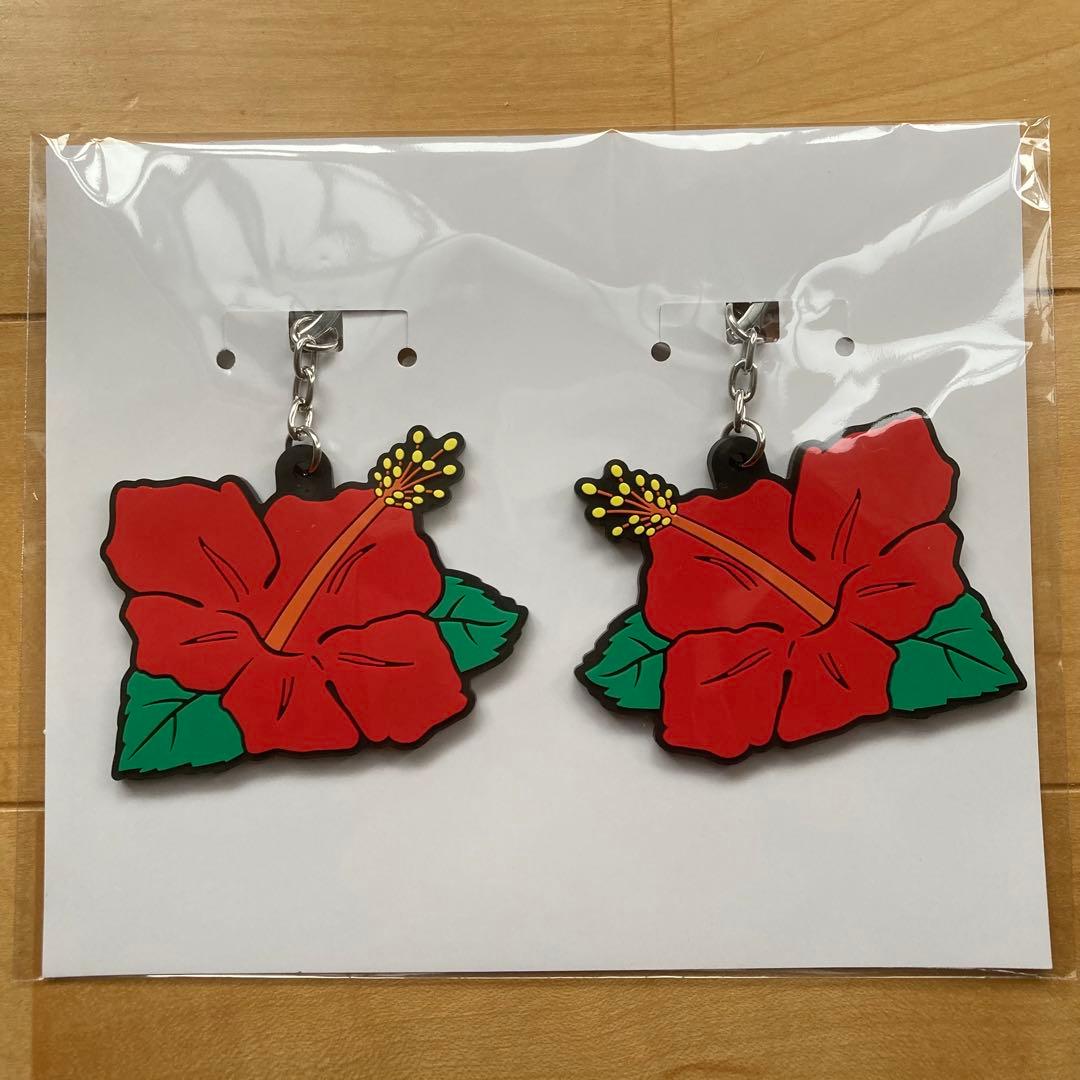 ハナハナ ラバーキーホルダー パイオニア ハイビスカス HANAHANA 左右