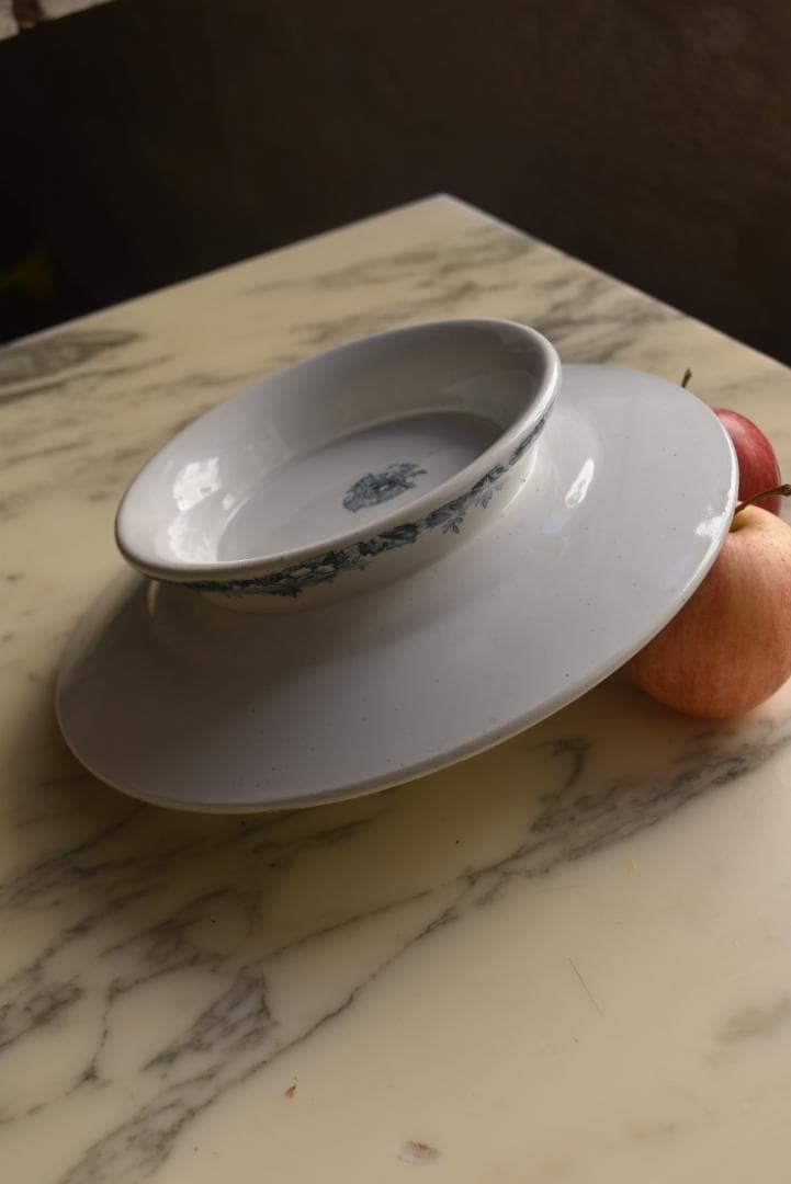 超美品 サンタマン マリールイーズ コンポティエ 皿 フランス