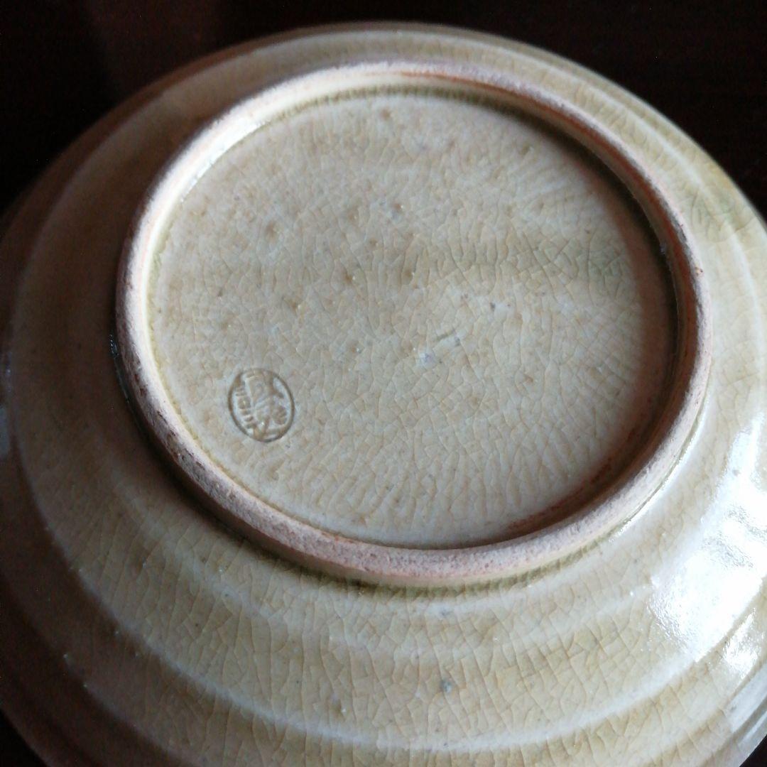 加藤誠逸　名古屋十名所黄瀬戸向付皿　14.5cm　10枚　明治〜昭和初期