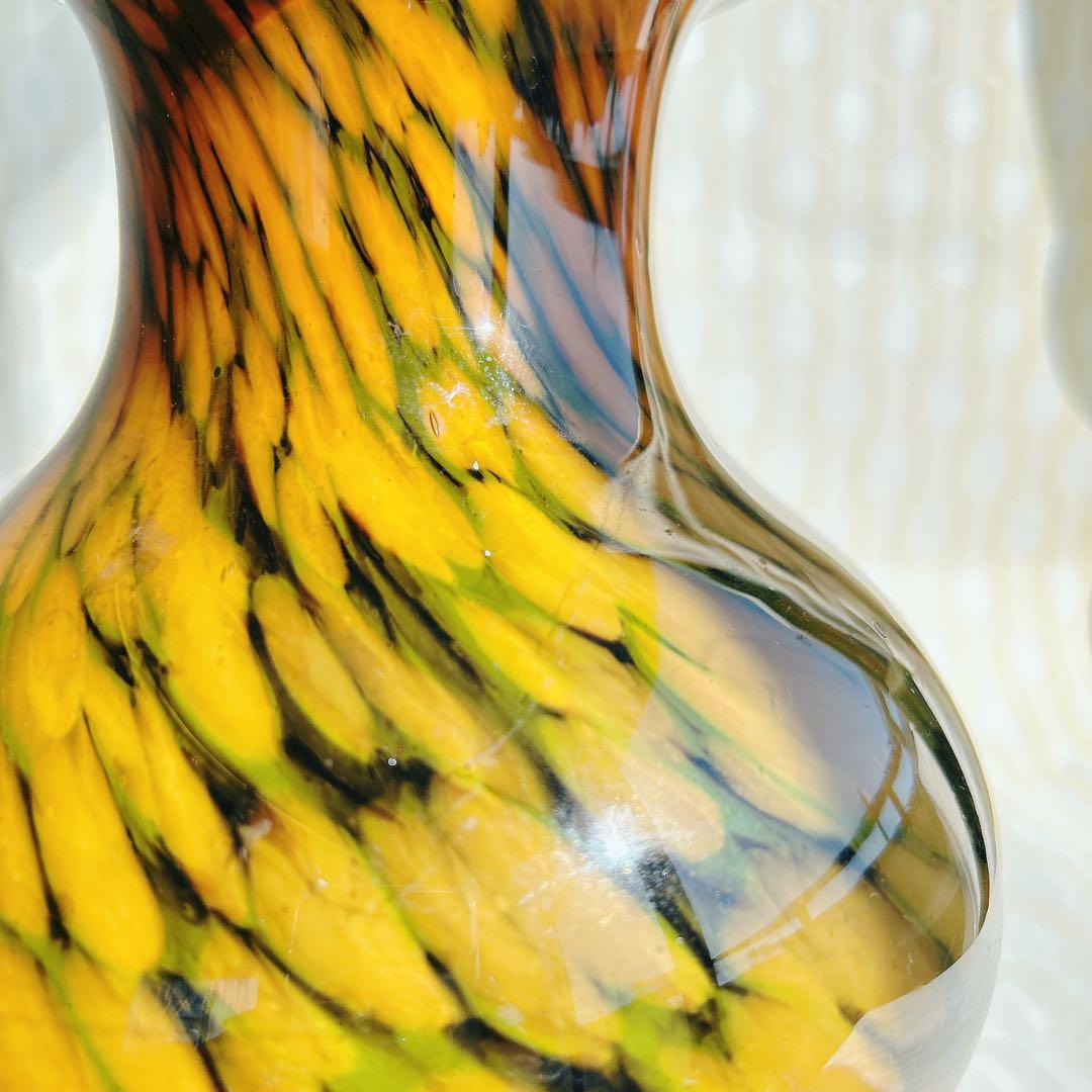 金箔 花瓶 レトロポップ ヴィンテージ スペースエイジ ミッド