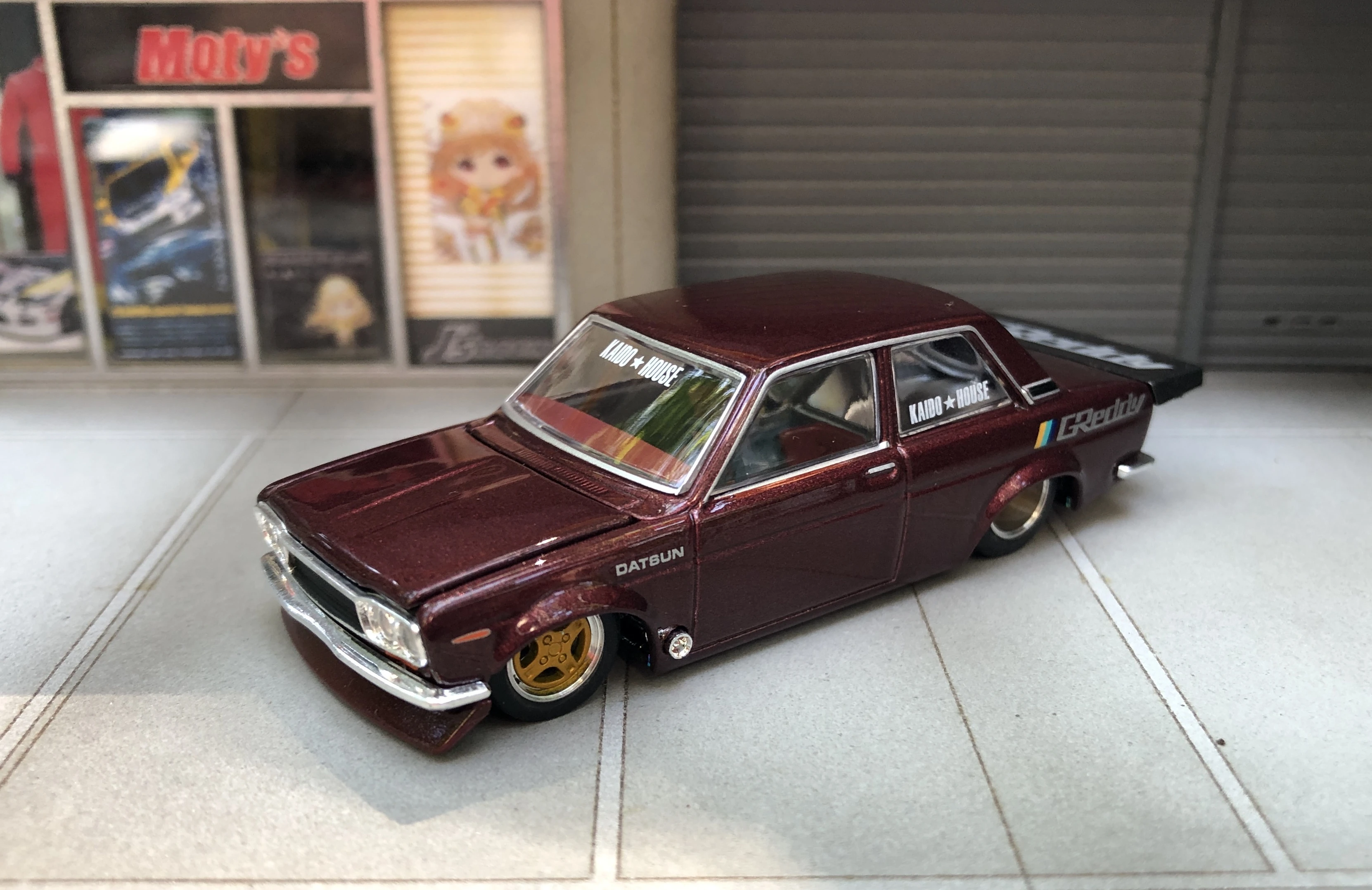 Datsun 510 Pro Street GReddy Black Limited | Kaido House Garage
