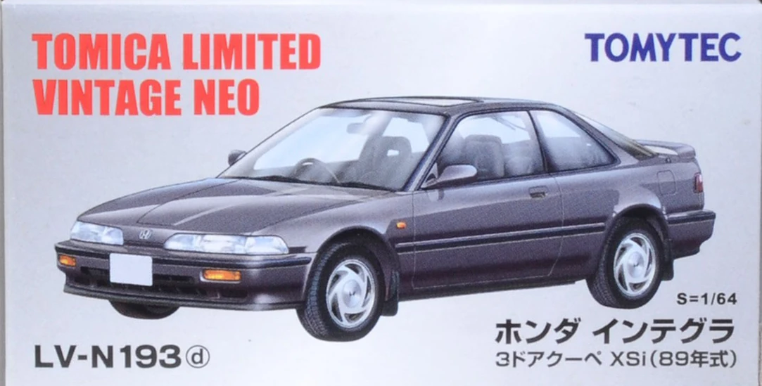 LV-N193d Honda Integra 3door Coupe XSi (89) | Tomica Wiki | Fandom