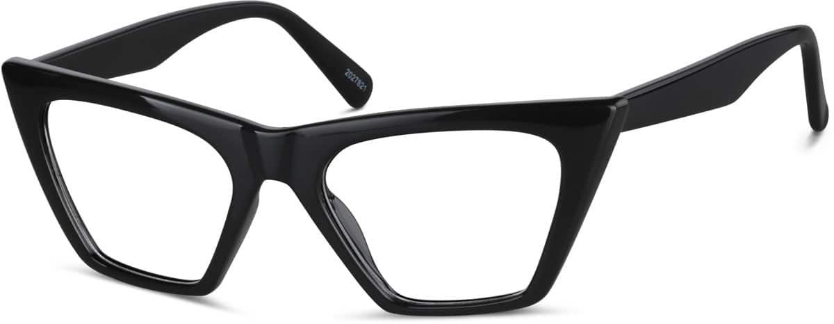 Black Cat-Eye Glasses #2027821 | Zenni Optical