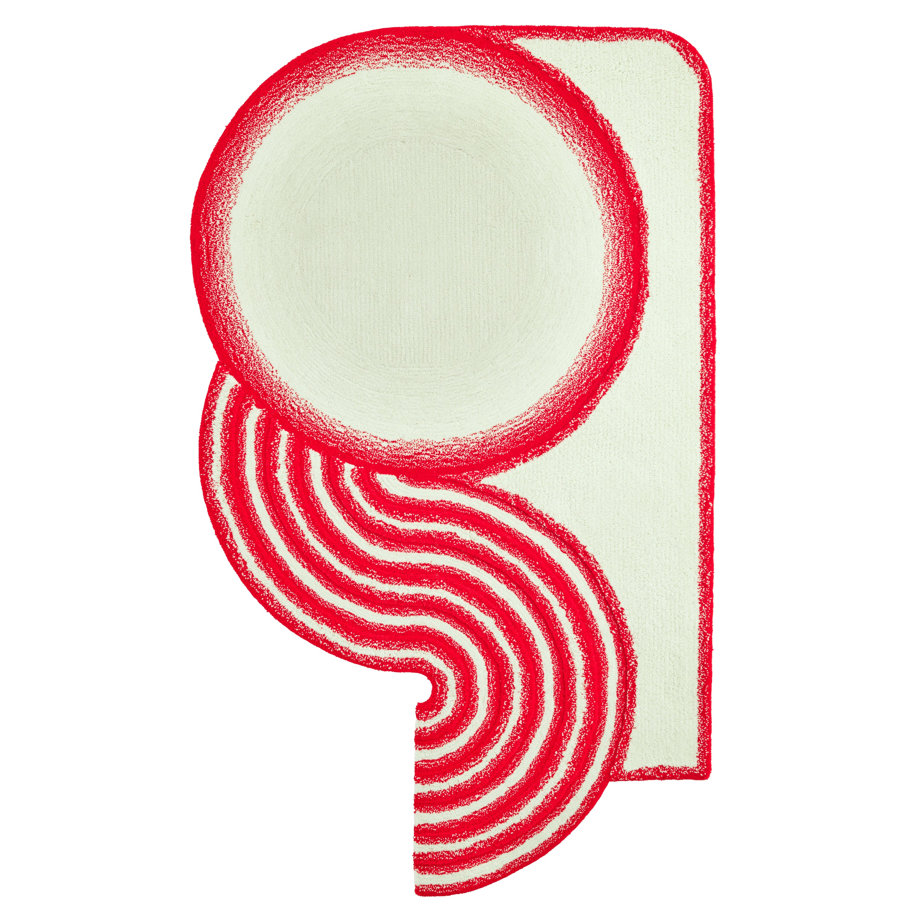 Wavy Gradient Rug Medium - Sunset Ivory