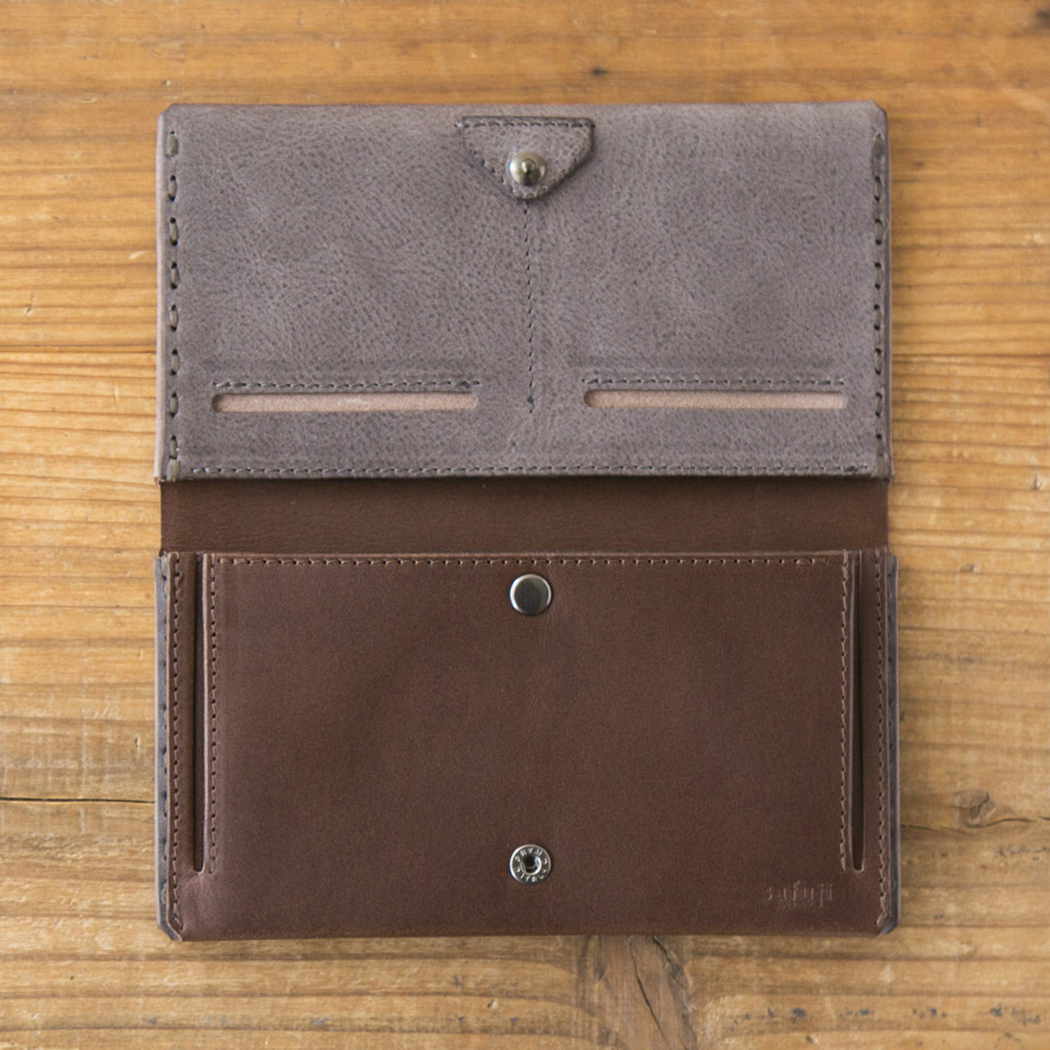 SAFUJI/ミニ長財布 ナッパネビアモデル -【当店限定】All About ガイド