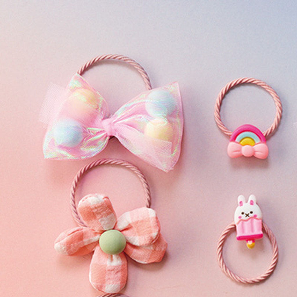 ピンク系／いろいろヘアゴム／20個セット – SUNHOSEKI