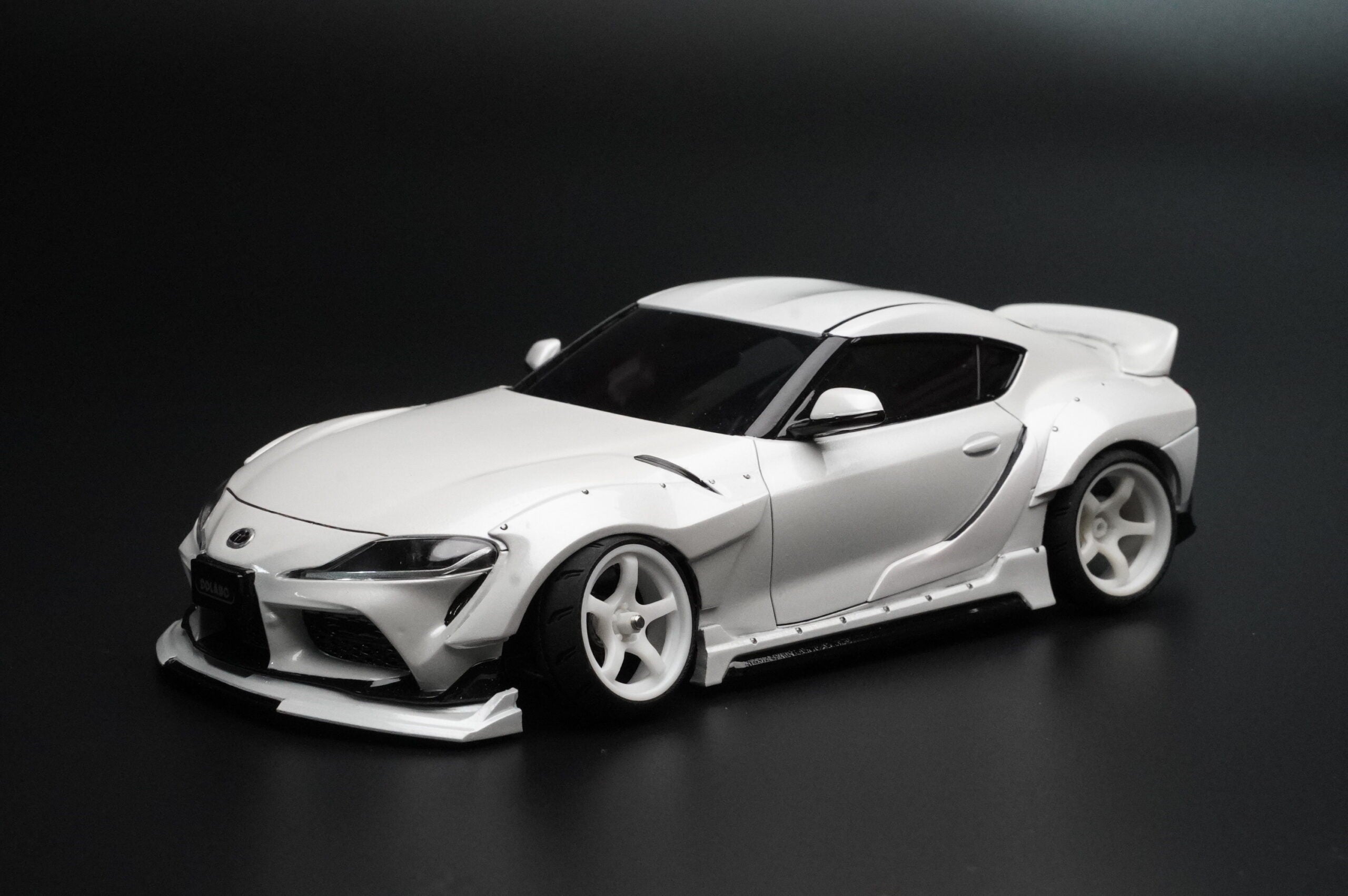 Toyota A90 Supra (Unpainted) 1-28 White Body Set Mini-Z Cars