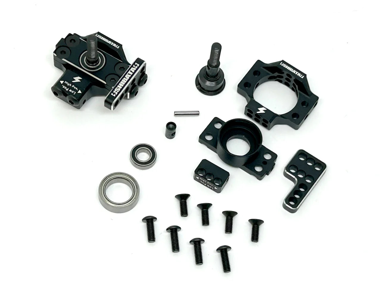 GRK Multi-use rear knuckle (Red Black Purple) [Shibata] R31S334BK