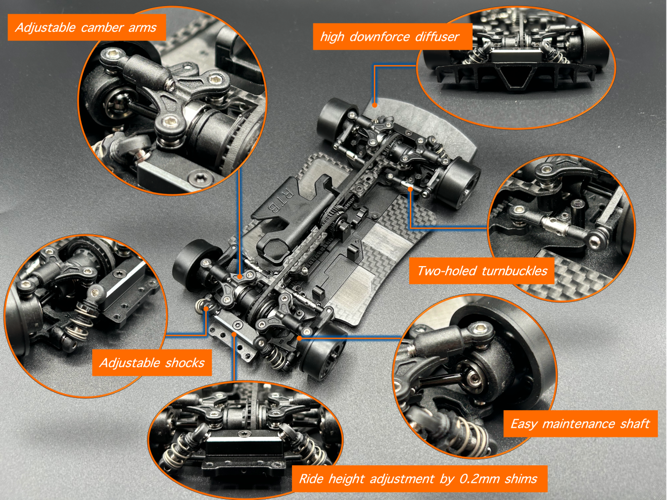 RTB 1-28 AWD Chassis Kit [RTRC] RTB000 – Super-G R/C Drift Arena