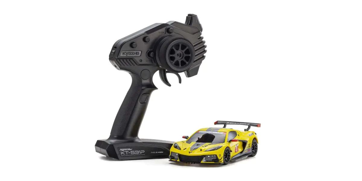 MINI-Z Racer MR-03 RWD CHEVROLET CORVETTE C8.R Yellow Readyset RTR