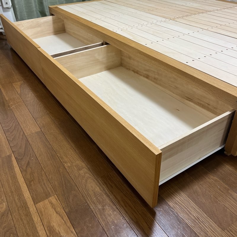 無印良品ベッドフレーム買取】東京都港区三田 ファミリー層のお客様