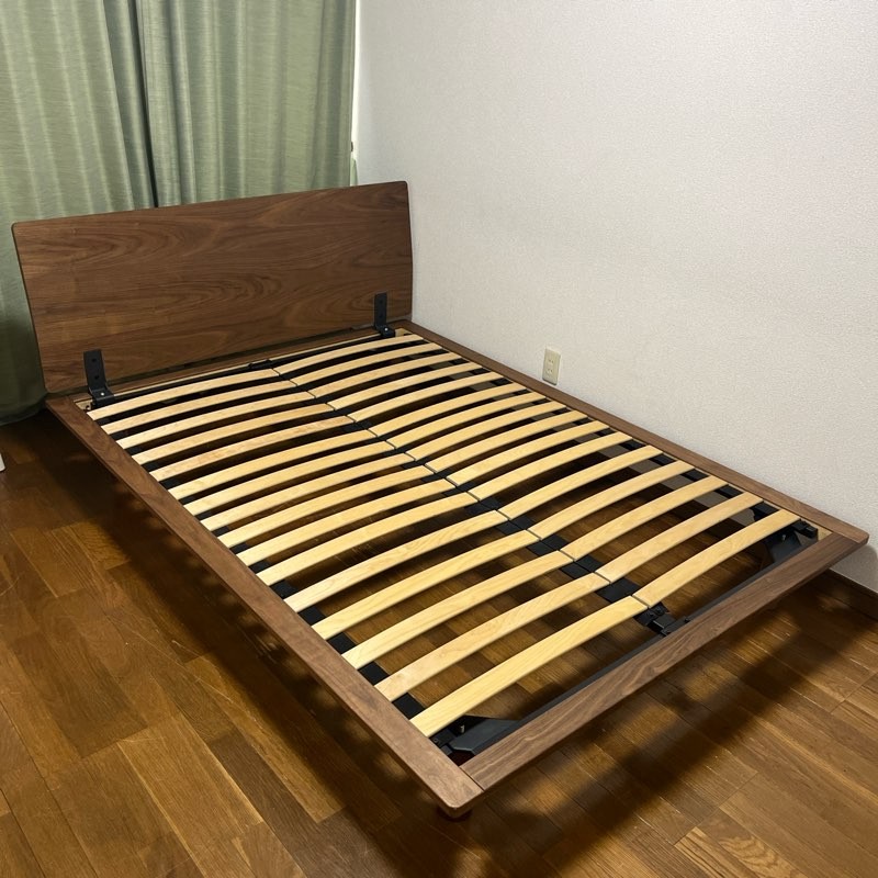 無印良品買取】ダブルベッドフレーム買取実績 埼玉県八潮市中央